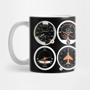 Basic Six Flight Instruments Mug